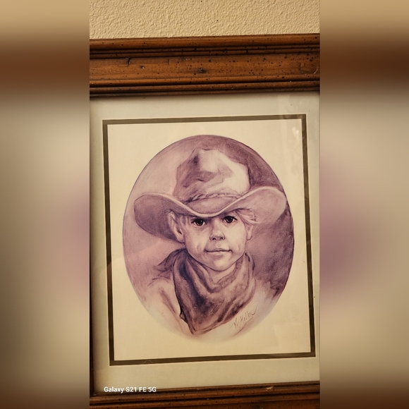 VEL MILLER PRINT OF "SMALL COWBOY" - Picture 7 of 12
